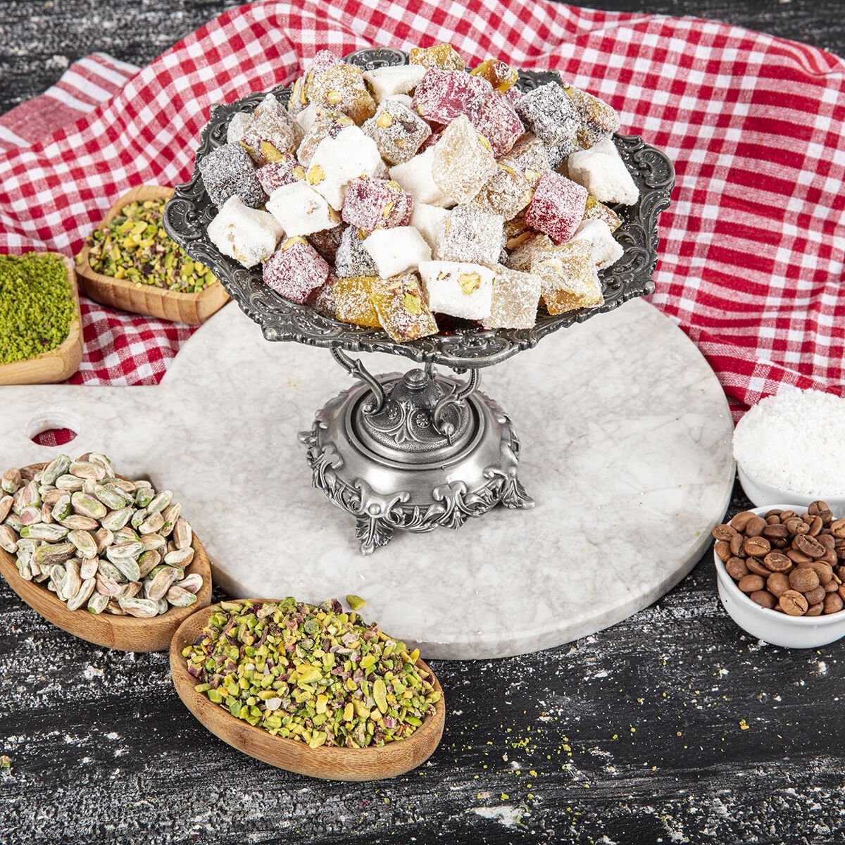 Karışık Çifte Kavrulmuş Lokum